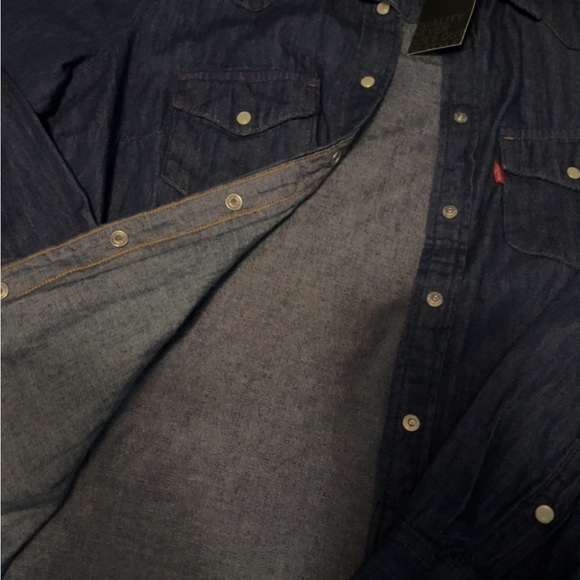 Levi’s Jean button down shirt with tags - Picture 7 of 16
